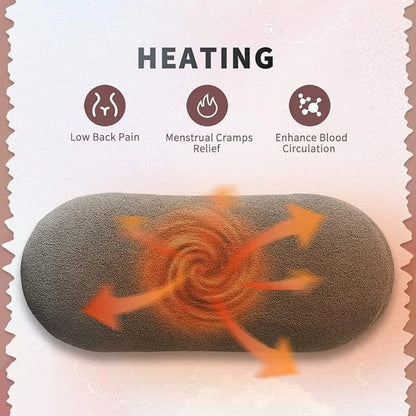 Menstrual Rechargeable Heating Pad for Period Pain, 3 Heat Level & 3 Vibration Mode Slimming Machine